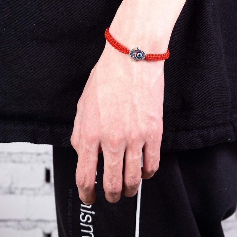 4HamsaHandRedStringBracelet-EvilEyeProtection.jpg