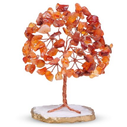 Carnelian Sacral Chakra Tree, Attracts Prosperity and Success